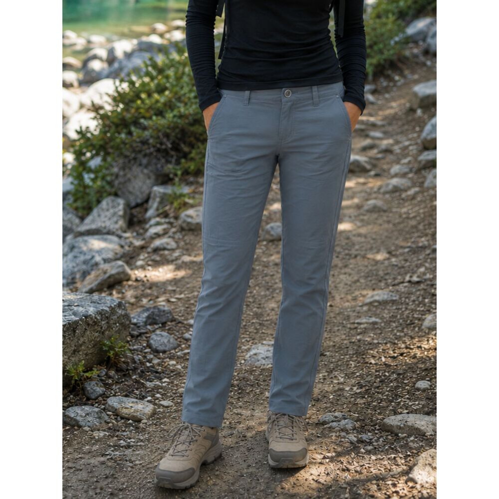 Kuhl Gray Outdoor Pants Womens 4 Regular Stretch Hiking Travel Casual